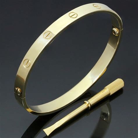 cartier 18k bangle price.